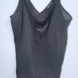 SHEIN Black Sleeveless Blouse